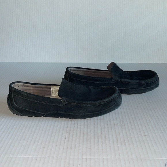 UGG Black Alder Faux Shearling Lined Slippers - Picture 6 of 10